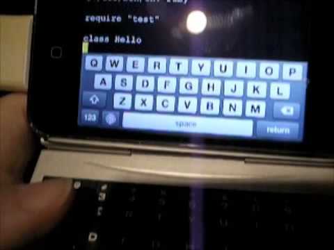 iPhone with Keyboard
