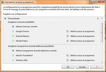 Come modificare i programmi predefiniti in Vista