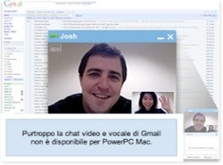 Chat audio/video in GMail... solo per MacIntel
