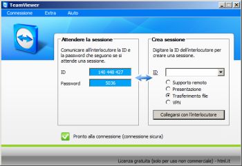 Usare TeamViewer per controllare da remoto un PC