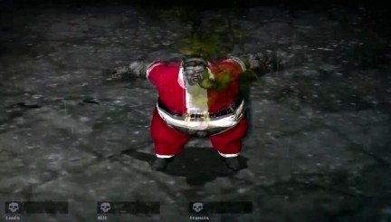 Left 4 Dead: un Babbo Natale zombie per rallegrare le festività