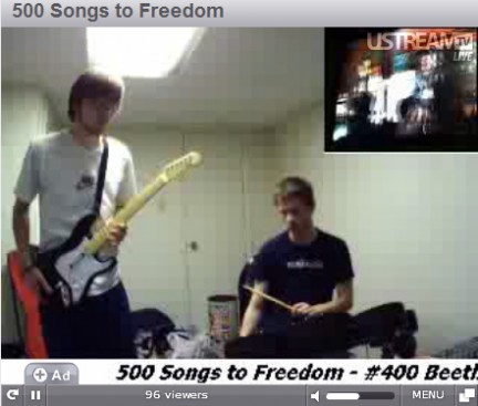 Maratona Rock Band: 539 canzoni suonate consecutivamente, in diretta