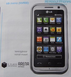  KM900 Arena: Il clone LG dell'iPhone