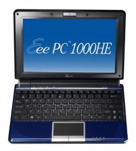 Asus Eee PC 1000HE, oltre 9 ore di autonomia per il nuovo netbook