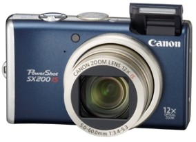 Canon PowerShot SX200 IS, ultracompatta con obiettivo grandangolare