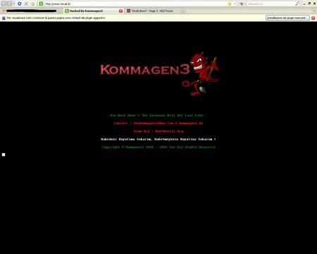 Non c'è pace per Tiscali, dopo il down nazionale il suo portale viene hackerato