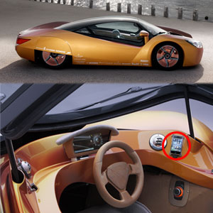 Una vettura iPhone-dipendente