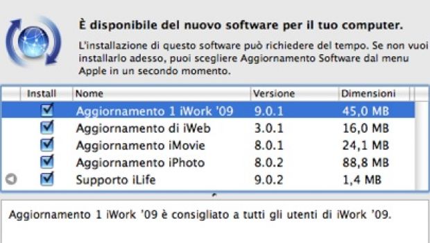 Aggiornati iLife '09 e iWork '09