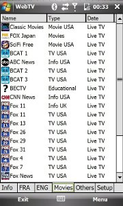 Con Web TV le Internet TV sono sempre in tasca