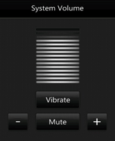 SetVolume, volume finger-friendly per Windows Mobile