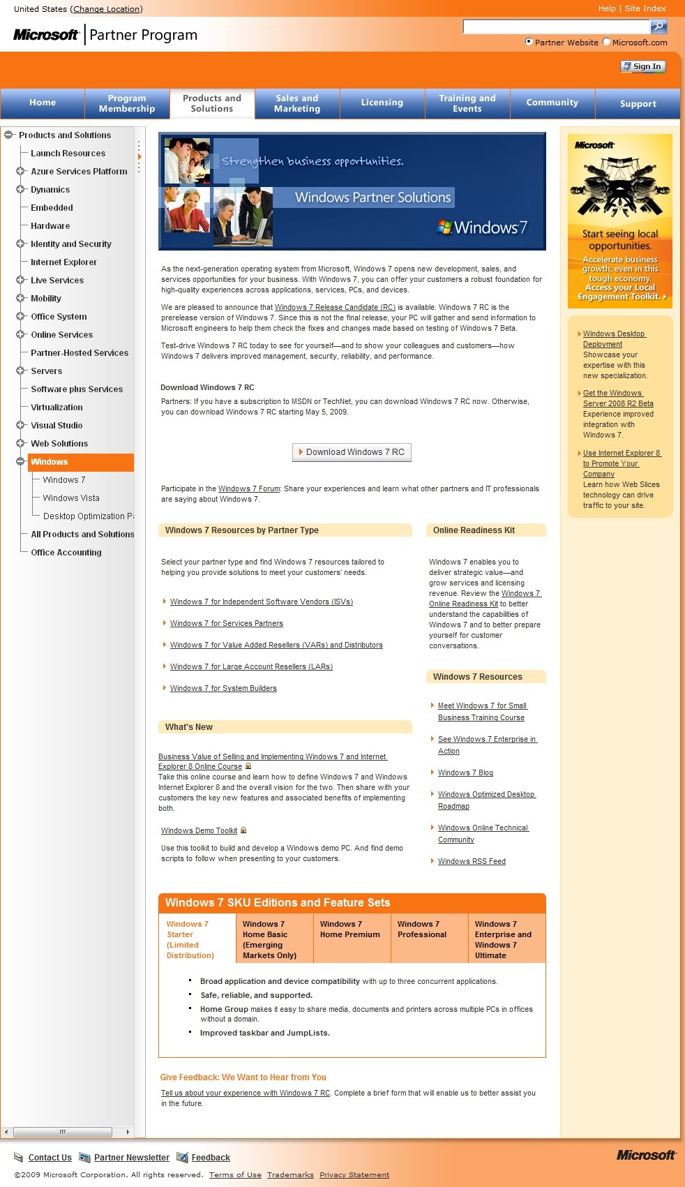 Windows 7 RC: dal 5 maggio al pubblico, disponibile da ora per gli OEM