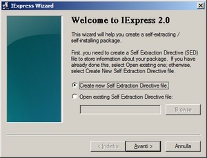 Creare degli archivi compressi autoestraenti in Windows 