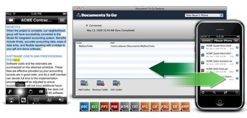 Disponibile Documents To Go per iPhone