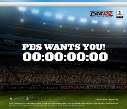 Pro Evolution Soccer 2010: finisce il conto alla rovescia e apre il sito
