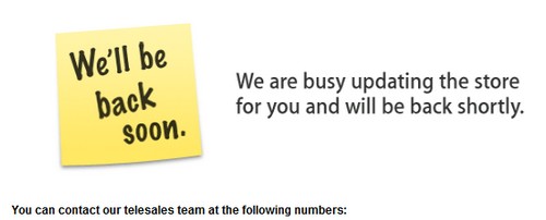 Apple Store offline: novità in arrivo