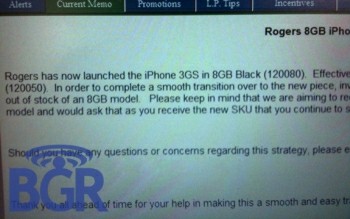iPhone 3GS da 8GB in arrivo