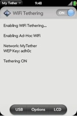 Come far funzionare un Palm Pre come router WiFi