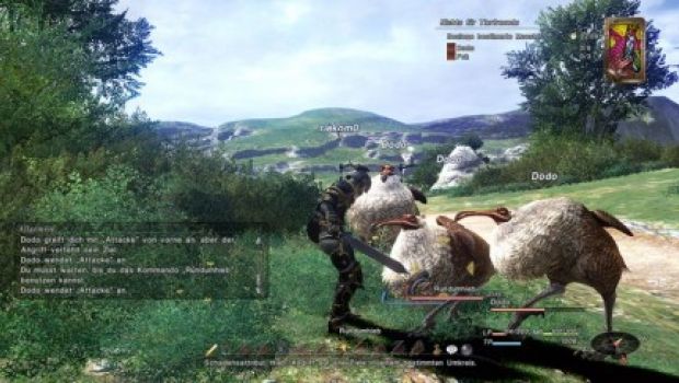 Final Fantasy XIV: nuove immagini - battaglia e interfaccia grafica