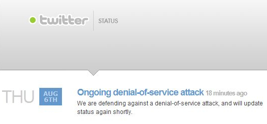 Twitter sotto attacco DoS