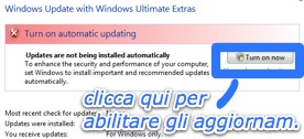 Settare gli aggiornamenti di Windows Vista