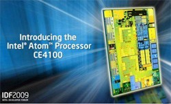 Intel Atom CE4100: processore 45 nm per applicazioni multimediali