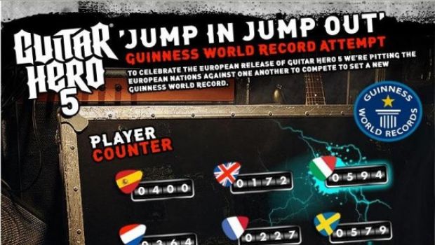 A Verona un record mondiale con Guitar Hero 5