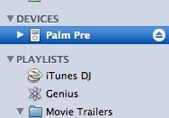 USB Group è d'accordo con il blocco del Palm Pre su iTunes