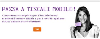 Passa a Tiscali: nuova promo