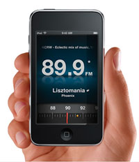 In arrivo un'applicazione per la radio FM su iPhone e iPod touch?