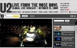 Gli U2 in concerto live su YouTube