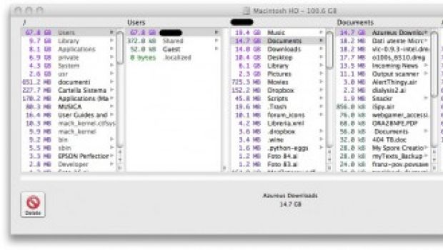 OmniDiskSweeper analizza come viene gestito lo spazio sul nostro hard disk