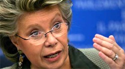 Viviane Reding parla di digital divide e separazione della rete