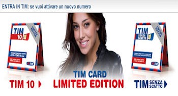 TIM: SIM con due tariffe limited edition