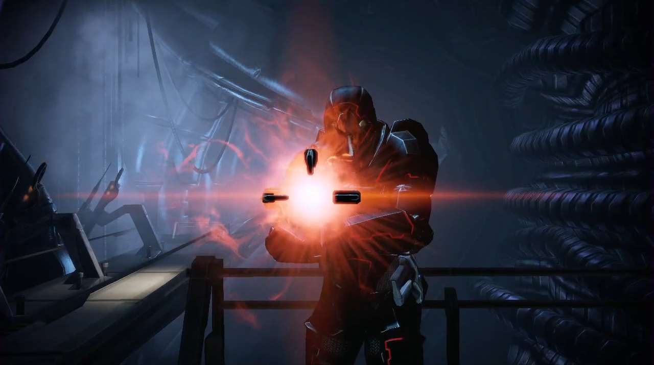 Mass Effect 2: Shepard filmato e fotografato mentre gioca coi buchi neri