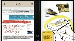 Microsoft Courier: fotografata l'interfaccia utente del booklet di Redmond