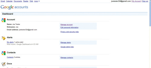 Presentata la nuova Google Dashboard