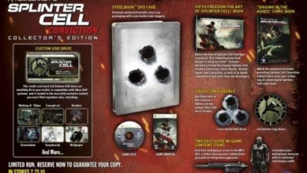Anche Splinter Cell Conviction avrà la sua limited edition