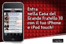 Il Grande Fratello sbarca su iPhone e iPod Touch