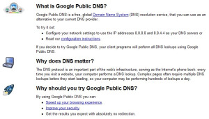 Arrivano i Google Public DNS