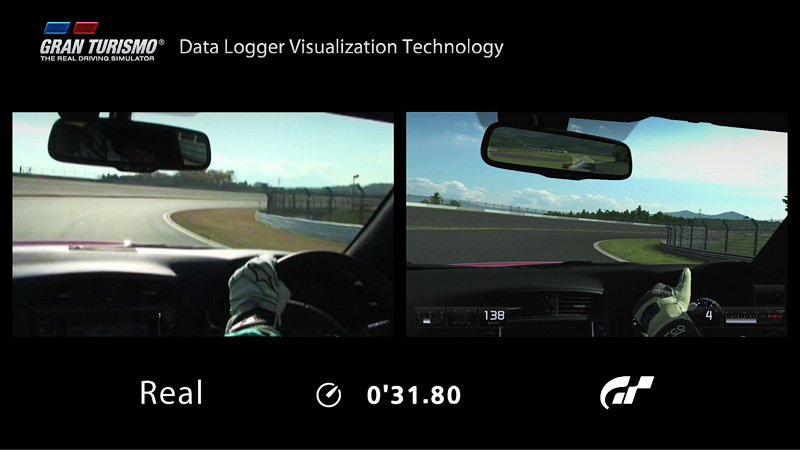Gran Turismo 5: mostrato in video il nuovo sistema Data Logger Visualization Technology