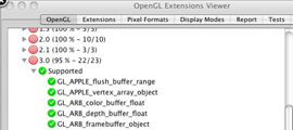 Possibile supporto OpenGL 3.0 in Mac OS X 10.6.3