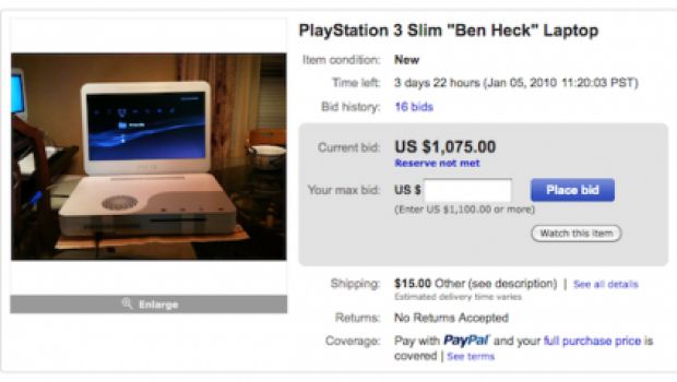 La PS3 Slim portatile di Ben Heck arriva su eBay