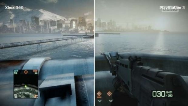 Battlefield: Bad Company 2 - immagini comparative della demo su PS3 e X360