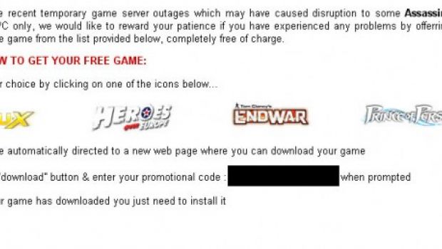 Assassin's Creed II: Ubisoft si fa perdonare per i problemi col DRM offrendo download gratuiti