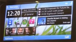 Filmata l'interfaccia di Symbian^3