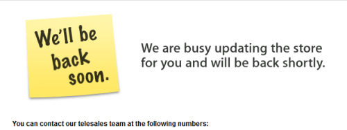 Apple Store offline: arrivano i nuovi MacBook Pro?