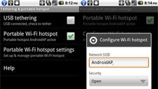 Android 2.2 Froyo: USB Tethering e WiFi Portable HotSpot