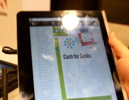 Al Web 2.0 Expo un tablet con Android e Flash