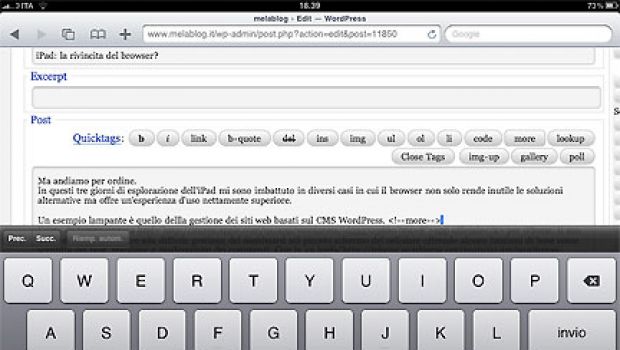 iPad: la rivincita del browser?