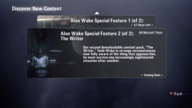Alan Wake: svelato il secondo DLC 